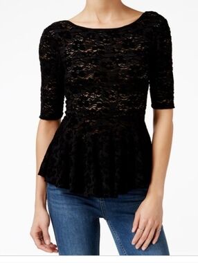 Free People Second Chance Lace Top L